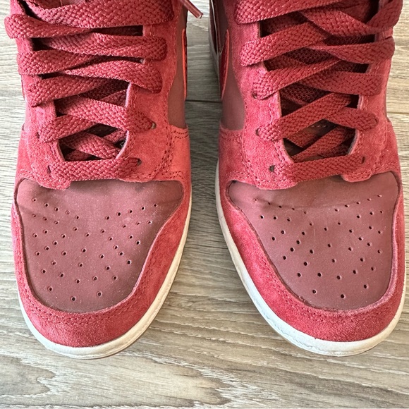 Nike Dunk Sky Hi Hidden Wedge Sneakers Red - Picture 5 of 10